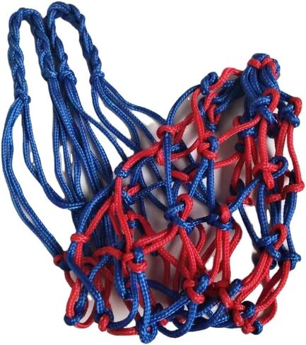 Net Bag 2PCSBlue red Nylon Single Ball Mesh Bag Carrier for Volleyball Basketball Football Socc in Kuwait