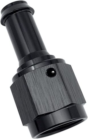 Aluminum Straight 6AN Female Swivel to 5/16" Push on Hose Barb Fitting Adapter Alloy Black in Saudi Arabia