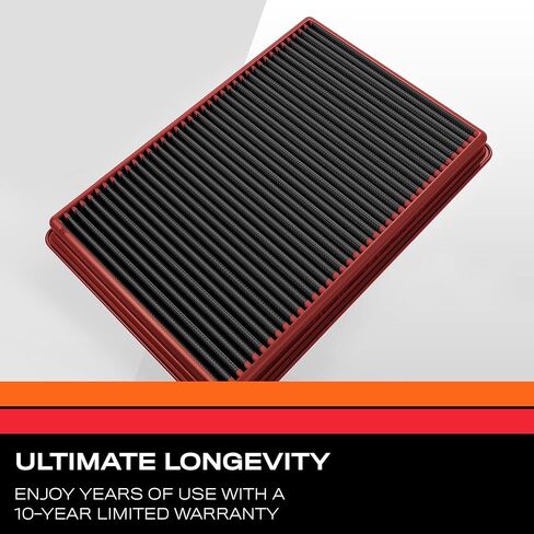 فلتر هواء المحرك K&N Select، عالي الأداء، صناعي جاف، قابل للغسل، فلتر بديل، متوافق مع 2006-2017 Toyota/Lexus (Camry، Venza، ES250)، SA-2370 in Kuwait