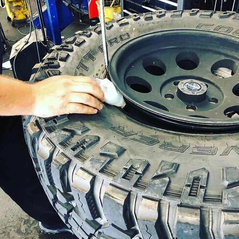 Counteract DIYDK-6 Do It Yourself Tire/Wheel Balancing Beads Dually Kit - Light Duty Truck Tires, (6) 6oz DIY Bead Bags, (6) Valve Caps and Cores, (1) Core Remover, Injector Bottle in Kuwait