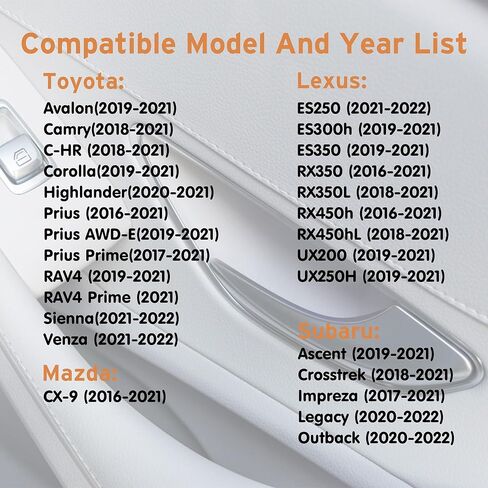 فلتر هواء المقصورة الفاخر من Elantrip مع الكربون المنشط لأفالون، كامري، كورولا، بريوس، بريوس برايم، RAV4، ES350، RX350، RX350L، RX450H، RX450HL in Kuwait