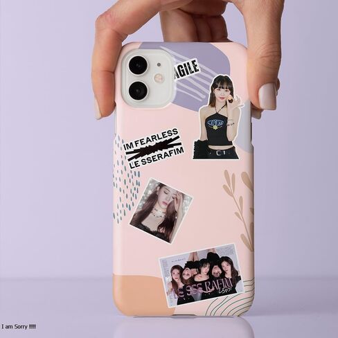 ملصقات LESSERAFIM 2024 ألبوم جديد LESSERAFIM ملصقات فينيل مقاومة للماء هدية لزجاجات المياه والكمبيوتر المحمول والأمتعة (102 قطعة) in Kuwait