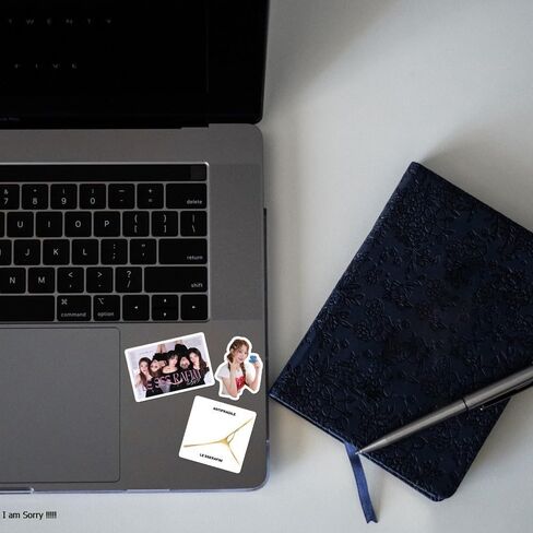 ملصقات LESSERAFIM 2024 ألبوم جديد LESSERAFIM ملصقات فينيل مقاومة للماء هدية لزجاجات المياه والكمبيوتر المحمول والأمتعة (102 قطعة) in Kuwait