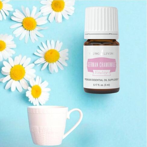 Young Living - German Chamomile Vitality 5 ml | Antioxidant & Natural Calmness Support | Dietary Supplement | Calming Aromatherapy | Ancient Herbal Remedy for Relaxation in Saudi Arabia
