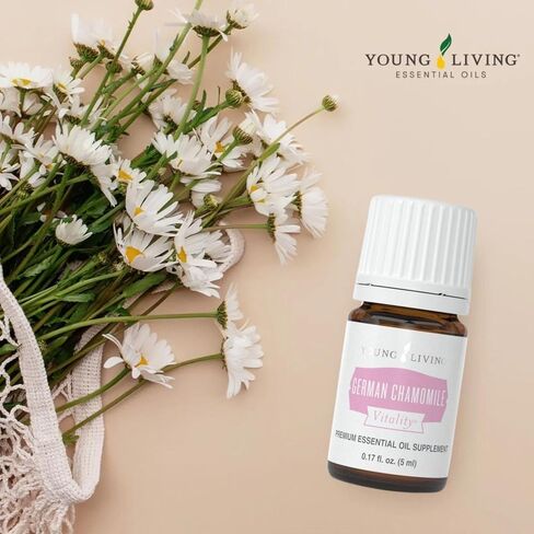 Young Living - German Chamomile Vitality 5 ml | Antioxidant & Natural Calmness Support | Dietary Supplement | Calming Aromatherapy | Ancient Herbal Remedy for Relaxation in Saudi Arabia