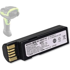 for Zebra DS3678 Scanner Battery Replacement - 82-166537-01 For Zebra DS3600 Barcode Scanner Battery - BT-000341-01 LI3678 LI3600 LS3678 LS3600 DS3678-SR DS3678-ER Series BTRY-36IAB0E-00 3150mAh