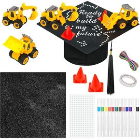 Cinrobiye DIY تخرج التخرج Cap Decorations Kit 3D Grad Cap Hat Capper ملصقات Topper لعام 2025 لوازم حفلات التخرج (ممرضة) in Kuwait