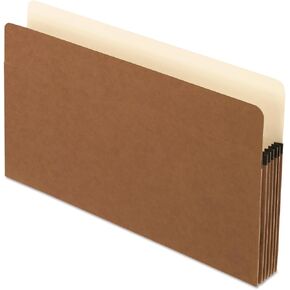 Pendaflex 1536GAM File Pockets, 5-1/4-Inch Exp., Legal Size, 10/BX, Redrope