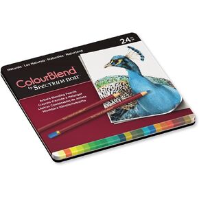 Spectrum Noir ColorBlend Pencils-24 pc ColourBlend Premium Blendable Artists Pencils, Naturals, Pack of 24, Beige