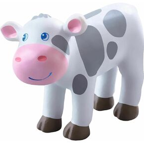 HABA Little Friends Spotted Calf - 2.75" Farm Animal Toy Figure