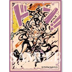 Volcanic Island 60ct 67x92mm Ink Holographic Flashing Top Loading Trading Card Sleeves Deck Protector for MTG/TCG/PTCG Art Anime Printing Card Sleeves Protectors (Luffy)