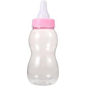 Plastic Baby Bottle Piggy Bank Fillable Bottle Piggy Bank Saving Pot for Baby Shower Party Games Favor
