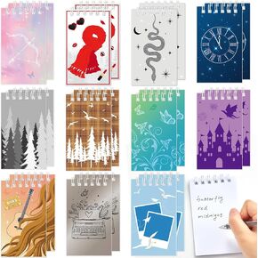 Mini Music Notebook Popular Singer Theme Notebooks Music Fans Notepad Super Star Small Pocket Memo Pads Lover Parties Notepads for Boys Girls Singers Birthday Party Favors Era's Event Supplies