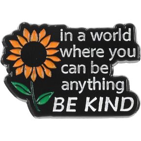 Enamel Pins, Sunflower Pins for Backpacks, Lapel Pin, Funny Brooches Pins for Lanyard Bags Hats Caps Clothes Vest Jackets