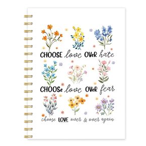 OTKBD Jesus Walking on Water Christian Notebook, Jesus Journal, Religious Prayer Journal for Woman, Church Notes Notebook, Christian Faith Based Gifts for Women Men, 5.5x8.3 Inch