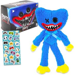 Poppy Play Time Blind Box with 10" Figure - Bundle with Poppy Play Time Mystery Plush Plus Phone Decals | Poppy Play Time Plush Toy Set