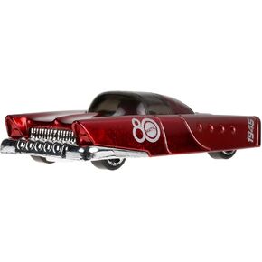 Hot Wheels Mattel Dream Mobile, 80th Anniversary Collector's Edition, Die-Cast Model Car, Red