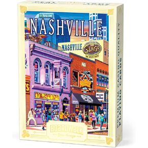 Boardwalk Puzzles Premium Featherlight Unique Playing Cards, Fun Themed Deck for Home and Travel | Nashville Music City