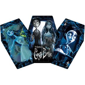 Aquarius Corpse Bride Shaped Premium Playing Cards - Corpse Bride Themed Deck of Cards for Your Favorite Card Games - Officially Licensed Corpse Bride Merchandise & Collectibles