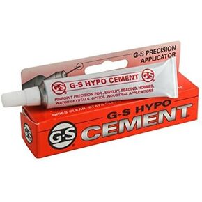 G-S Hypo Precision Applicator Cement Adhesives Glue for Beads Crafts Jewelry Making Model Building Watch Crystals
