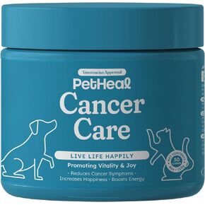 Cancer Care Chews for Dogs - Pork Flavor - Supports Energy, Comfort & Longevity | Immune Support with Astragalus & Burdock | Helps Digestive Discomfort | 30 Soft Chews, Vet-Reviewed