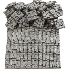 Dollhouse Flooring, Miniature Pavement Bricks, 1/12 Scale Accessories, Mini Bricks for Landscaping, REDUCIO!