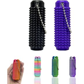 2pcs Little Ouchies Fidget Toys for Adults Pain Stim Fidget Toys for Anxiety and Stress 3D Printed Spiky Grippie Stim Keychain Sensory Toys Novelty Gifts for Friends