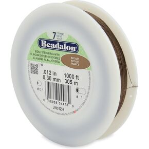 Beadalon 7-Strand 0.012" (0.30 mm) 1000 ft (305 m) Bronze Bead Stringing Wire