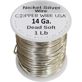 Nickel Silver Wire (Soft) 1 Lb. Spool (16 Ga / 130 Ft.)
