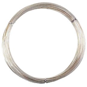 21 Gauge, Round, Half Hard, 925 Sterling Silver Wire - 5 FT - for Jewelry Art from WIZART