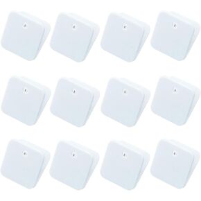 12 Pcs Self Adhesive Clips, Wall Hanging Clips Tapestry Clips Wall Clips Poster Hanger Photo Clips Sticky Clips Spring Clips（White）