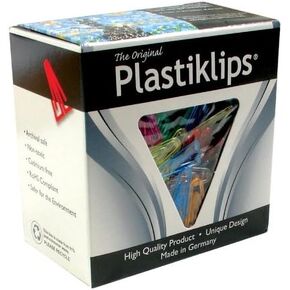 Plastiklips Paper Clips, Assorted Sizes, Assorted Colors, 1 Pack of 315 Count