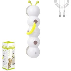Cat Toy, Smart Motion Cat Toy with Worm Design for Indoor Cats