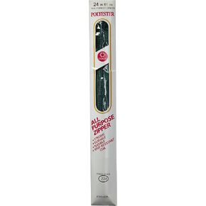 Coats Thread & Zippers F7216-061A All-Purpose Plastic Zipper, 16", Forest Green