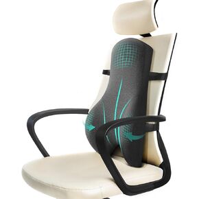 Long Back Support for Office Chair Fully Support Entire Back for Comfort,Pain Relief and Posture Improved- Memory Foam Lumbar Support Pillow for Office Chair,Recliner