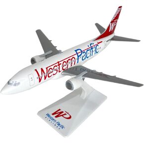 Flight Miniatures Western Pacific 737-300 1:200 Scale - Plastic Snap-Fit Model Airplane - Collectible Replica of Western Airlines Aircraft - Part# ABO-73730H-011