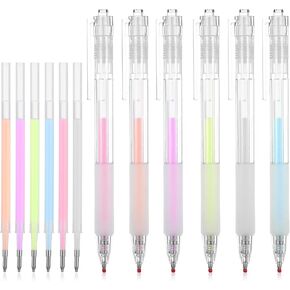 12pcs Quick Gray Glue Pen Perp Point Roller Glue Pen ، قم بتطبيق الأسلوب مثل كتابة سهلة التحكم الدقيقة في حالة جيدة