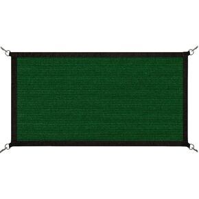 Solid Nylon Stall Guard 21 inch x 39 inch, Hunter Green