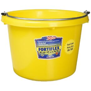 FORTEX Industries 280127 Utility Pail Yellow, 8 Quart