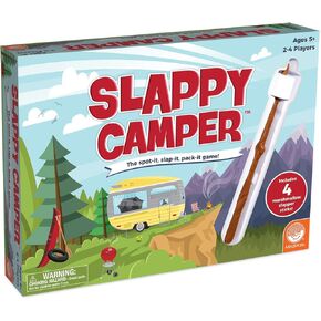MindWare Slappy Camper Strategy Game - Think Fast and Fill Your Camper – for 2-4 Players – Ages 5 and Up