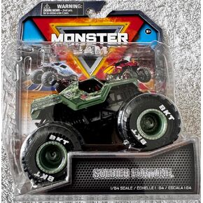 Monster Jam Soldier Fortune Die-Cast Truck, Legacy Series 38, 1:64 Scale