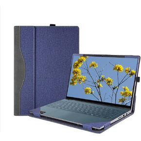 Laptop Case Cover for Lenovo Yoga 7 2-in-1 14ILL10/14AKP10 Notebook PC Sleeve[not for Other Models],PU Leather Protective Shell Bag Accessories (Burgundy, 14 inch)