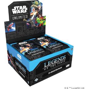 Star Wars: Unlimited TCG Legends of The Force Booster Display - 24 Booster Packs Featuring Jedi, Sith & Iconic Characters, Ages 12+, 2+ Players, 20 Minute Playtime, Made by Fantasy Flight Games