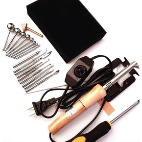 Fake Flower Making Kit, Electric Fabric Flower Maker with 17 Heads, Adjustable Temperature Anti-Scalding Bracket - Ironing Machine