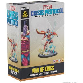 Marvel: Crisis Protocol War of Kings Character and Crisis Card Pack - Tabletop Superhero Game for Kids and Adults, Ages 14+, 2 Players, 90 Minute Playtime, Made