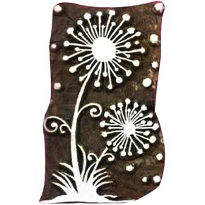 Wooden Stamp Printing Block Motif Heena Tattoo Art Hand Carved Print Blocks Fabric Stamps