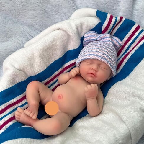 Mire & Mire Reborn Baby Baby Dolls 7 بوصة فتاة صغيرة سيليكون طفل واقعية طفل دمى السيليكون كامل الجسم in Kuwait