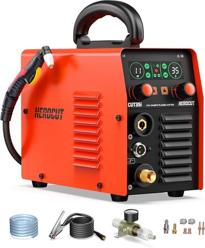 Plasma Cutter,35Amp Plasma Cutting Machine CUT35i, Screen Display 110V HF 50/60Hz Invert Technology Plasma Cutter, Max Cutting Thickness 10mm in Saudi Arabia