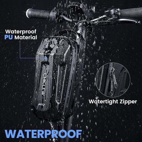 3L كيس سكوتر كبير مع مقبض ، حقيبة تخزين سكوتر كهربائية محمولة ، حقيبة حقيبة مقود XL مقاومة للماء للدراجات البخارية ، الدراجات ، Segway NIU ، مع تصميم صغير لتثبيت القفل والبرغي in Kuwait