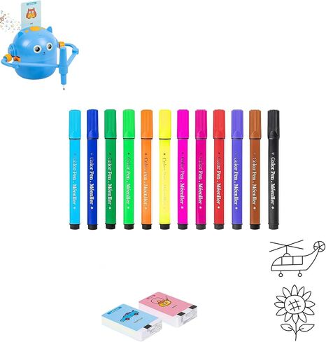 12Pcs Drawing Robot Pen, Watercolor Pencils for Drawing Robot in Kuwait